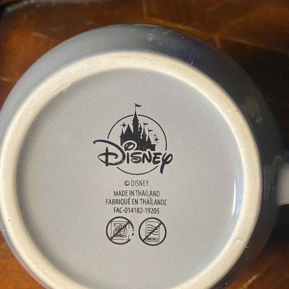 Disney Mickey Mouse Mug Glitter Gray/Silver Tea Coffee Cup